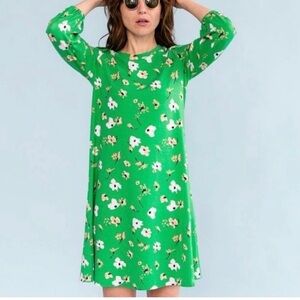 Sonnet James Play‎ Dress - Floral Green Georgia xs
